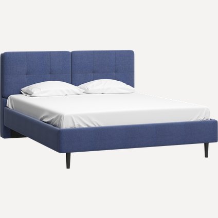 Кровать Харли 180 Textile Blue