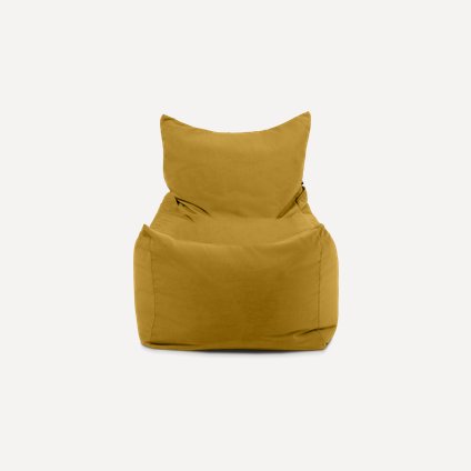 Кресло-мешок Барни Velvet Mustard