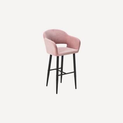 Стул барный Одар-3 Velvet Pink