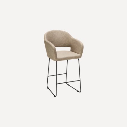 Стул полубарный Одар-4 Textile Beige