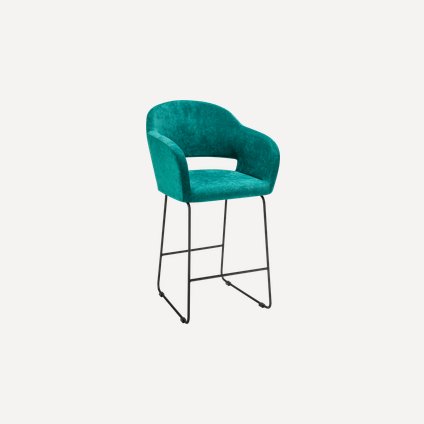 Стул полубарный Одар-4 Velvet Emerald