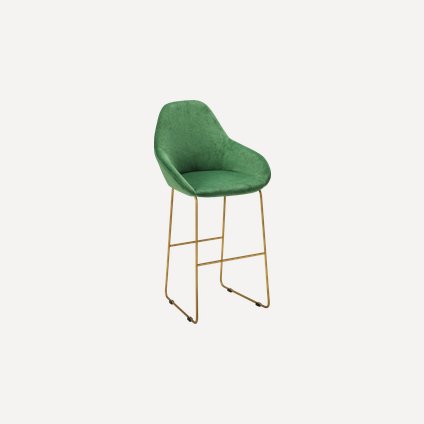 Стул барный Кент-5 Velvet Green