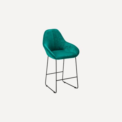 Стул полубарный Кент-4 Velvet Emerald