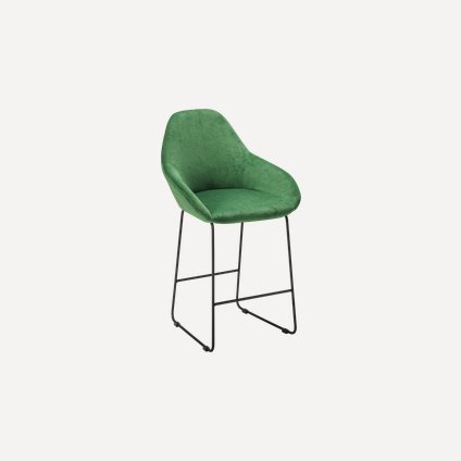 Стул полубарный Кент-4 Velvet Green