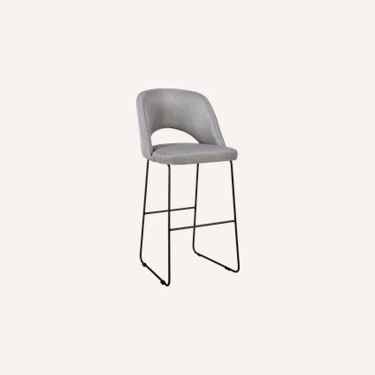 Стул барный Ларс-4 Textile Light Grey