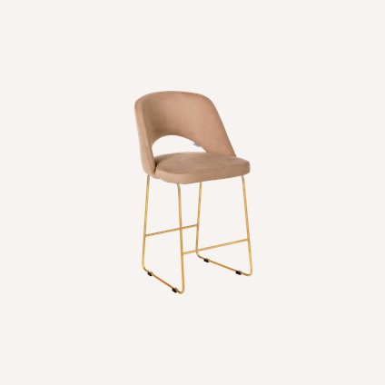 Стул полубарный Ларс-5 Velvet Beige