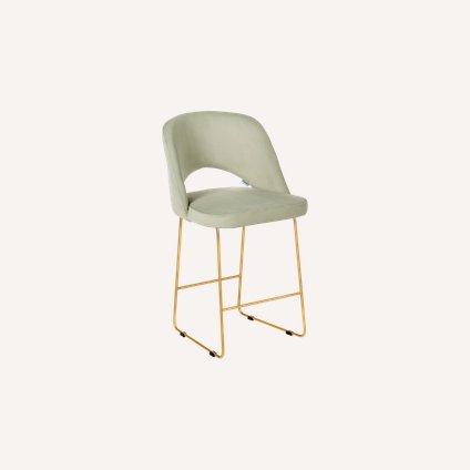 Стул полубарный Ларс-5 Velvet Mint
