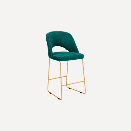 Стул полубарный Ларс-5 Velvet Emerald
