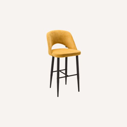 Стул барный Ларс-3 Velvet Yellow