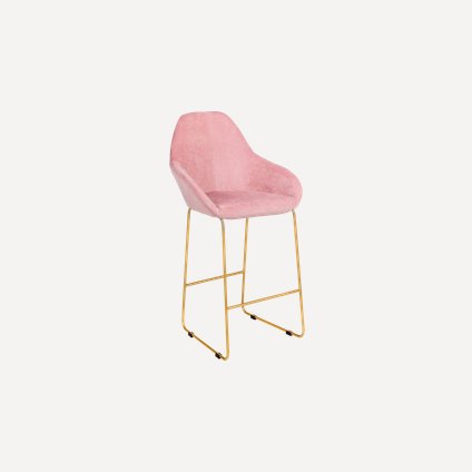 Стул барный Кент-5 Velvet Pink
