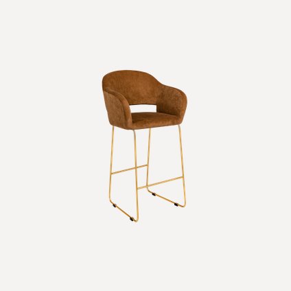 Стул барный Одар-5 Velvet Brown