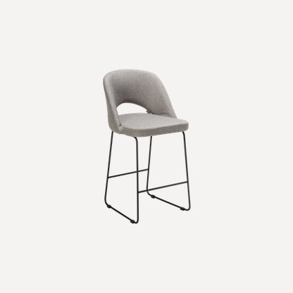 Стул полубарный Ларс-4 Textile Light Grey