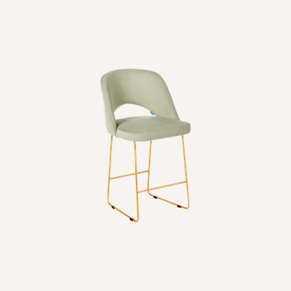 Стул барный Ларс-5 Velvet Mint