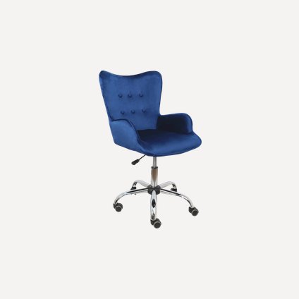 Офисное кресло Белла Velvet Deep Blue