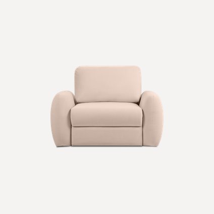 Кресло модульное Полан Velvet Caramel