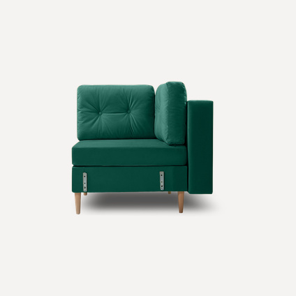 Угловое кресло Динс Velvet Emerald