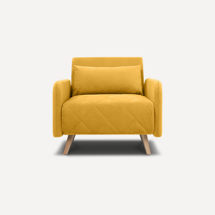 Кресло-кровать Кускен Velvet Yellow