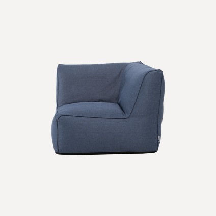 Угловое кресло Нельс Textile Blue