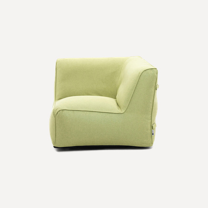 Угловое кресло Нельс Textile Lime