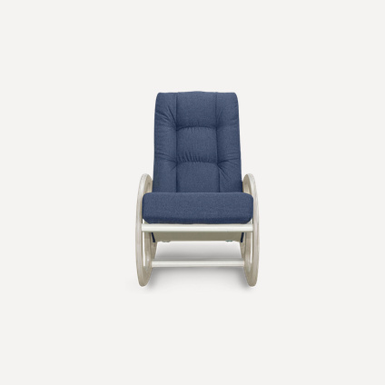 Кресло-качалка Рустик Textile Blue