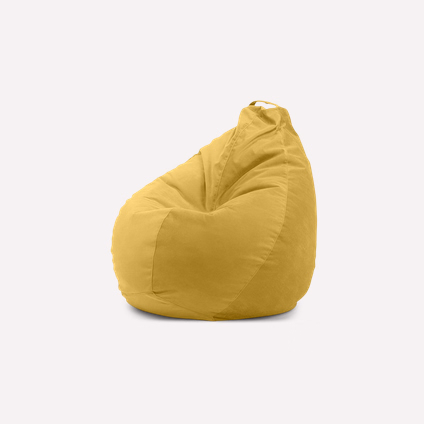 Кресло-мешок Рокси XXL Velvet Yellow