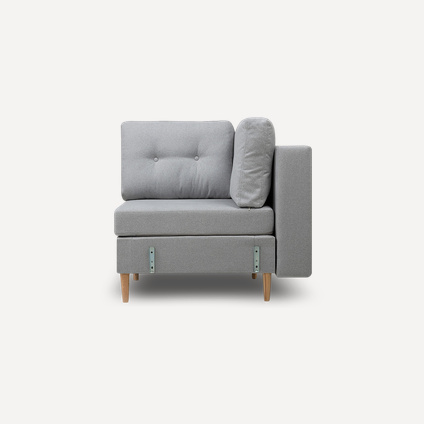 Угловое кресло Динс Sherst Grey