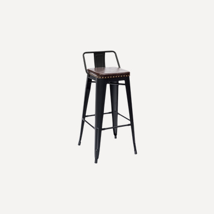 Стул полубарный Толикс-1 Soft Black