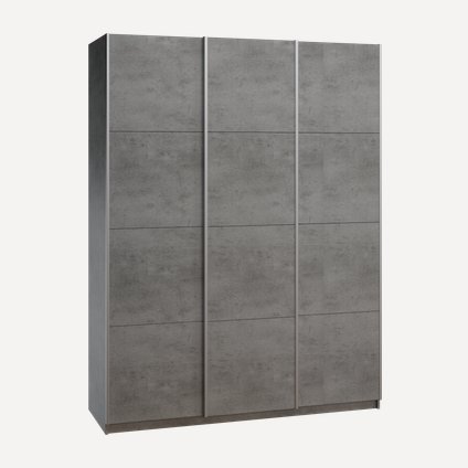 Шкаф-купе Итан-3-180-230 Бетон