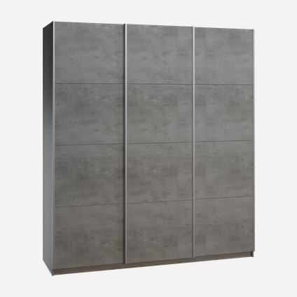 Шкаф-купе Итан-3-210-230 Бетон