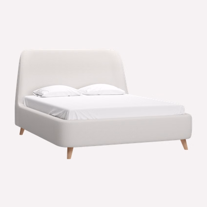 Кровать Молсон 180 Букле Молочный