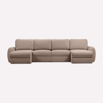 Диван модульный Полан-5 Velvet Beige