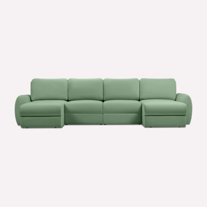 Диван модульный Полан-5 Velvet Green