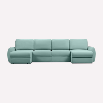 Диван модульный Полан-5 Velvet Mint