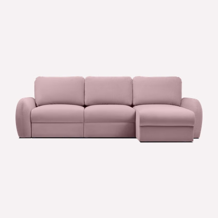 Диван модульный Полан-4 Velvet Pink