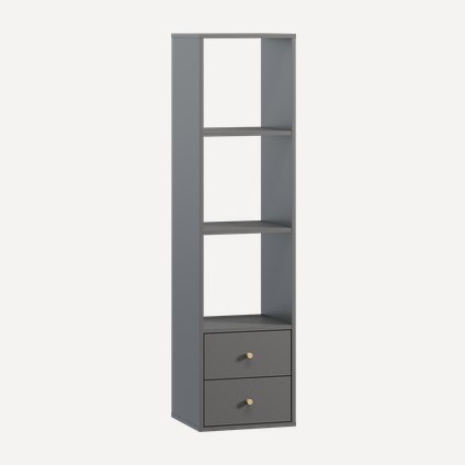 Стеллаж Кейн 2-39x149 Графитовый