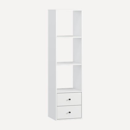 Стеллаж Кейн 2-39x149 Белый