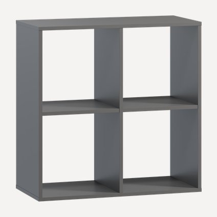 Стеллаж Кейн 4-75x75 Графитовый