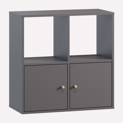 Стеллаж Кейн 5-75x75 Графитовый