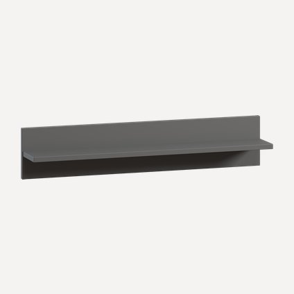 Полка Оберг 80x16 Графитовый