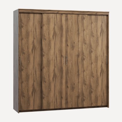 Шкаф-купе Тебар 4-230x240 Дуб Табачный без зеркал