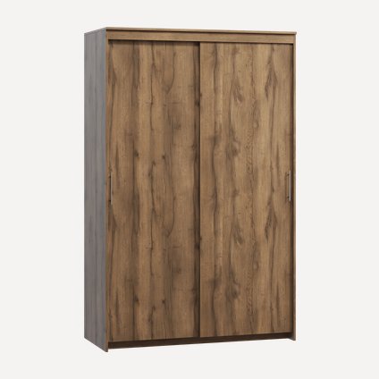 Шкаф-купе Тебар 2-140x220 Дуб Табачный без зеркал