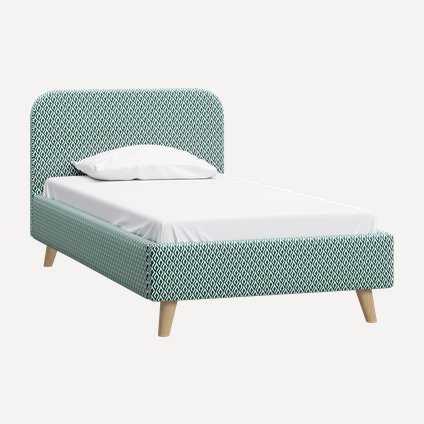 Кровать Лайтси 90 Lozenge Green
