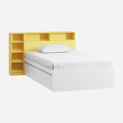 Детская кровать Астрит 120 Желтый