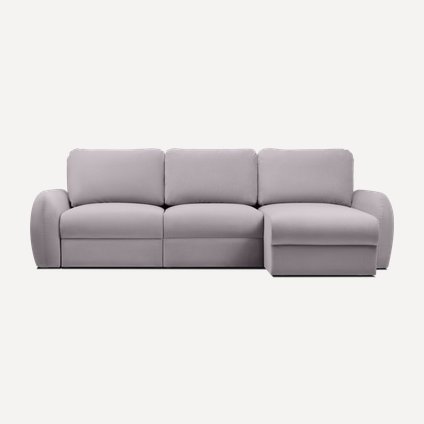 Диван модульный Полан-4 Velvet Cloud Grey 
