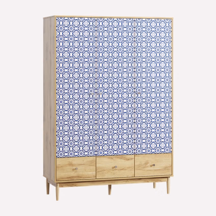 Распашной шкаф Тайрон 3-140x200 Кружева