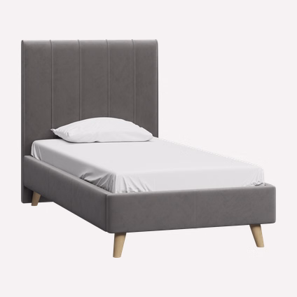 Төсек Serona - Legs 90 Velvet Grey