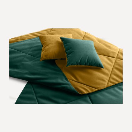 Топпер для дивана Сони 1-XL Bathat Yellow-Emerald