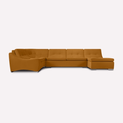 Диван модульный Винсор-3 Velvet Gold