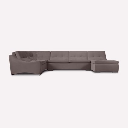 Диван модульный Винсор-3 Velvet Brown