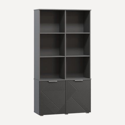 Стеллаж Шелтон 90x190 Графитовый